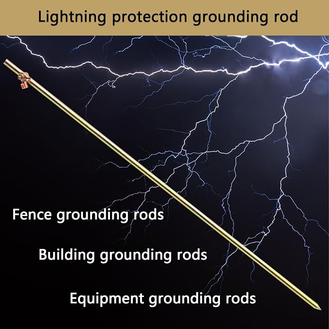 3 Pcs Grounding Rod, Diameter 1/2 inch Length 4ft Electrical Grounding bar - Image 5