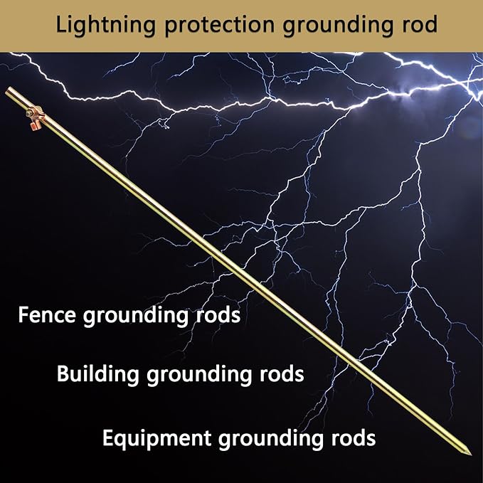 1pcs Grounding Rod, Diameter 1/2 inch Length 4ft Electrical Grounding bar - Image 5