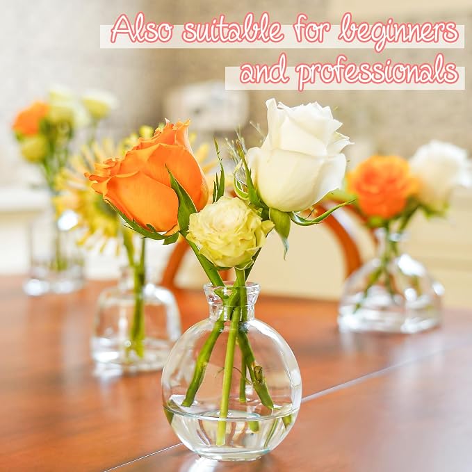 Bud Vases Set of 12, Small Vases | - Image 3