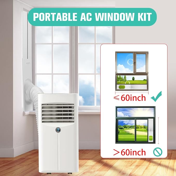 Portable Air Conditioner Window Vent Kit - Image 6