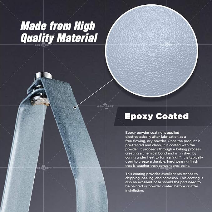Highcraft ITSO-FQ12-10 Swivel Loop Pipe Hanger, Epoxy Coated Steel, 1/2 in. - Image 6