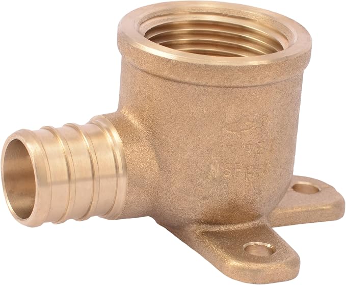 SharkBite 3/4 Inch Crimp x 3/4 Inch FNPT Crimp 90 Degree Drop Ear Elbow - Image 3