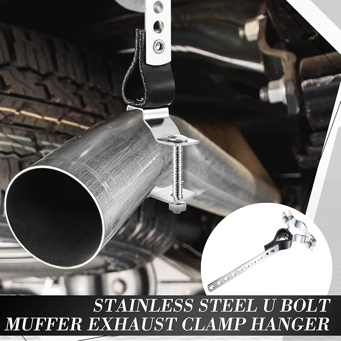 Geetery 2 Pcs Universal Exhaust Hangers Muffler Hanger, Rv Style, Heavy Duty - Image 6
