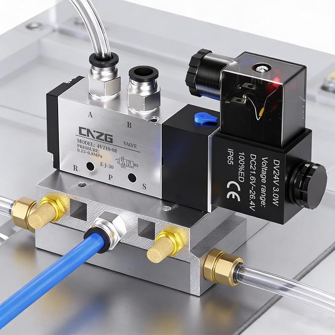 1/8 Push to Connect Fittings npt Thread to 1/4 Air Line Quick | Pneumatic - Image 4