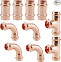 1/2" Copper Press Fittings Variety Pack by Unknown