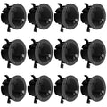 4" Electrical Round Outlet Black Box, 18 Cubic Inch ETL Listed Round Outlet Box by YQMIGU