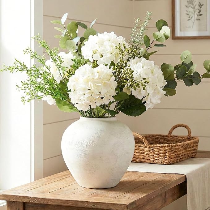 Large White Vase for Centerpieces - Image 5
