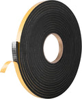 Kikerike Self Adhesive Foam Tape Weatherstrip 3/8In x 1/4In x 33Ft High Density by Kikerike