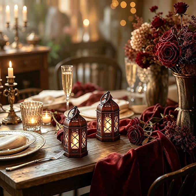 12Pcs Mini Moroccan Lanterns - Image 7