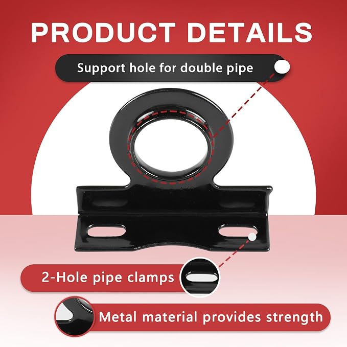 30 Piece EFIELD 3/4" Copper or 1/2" IP Metal Made Pipe Stay Hanger | - Image 4