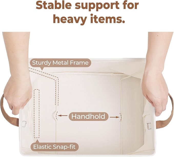StorageWorks Storage Basket for Shelves, Storage Bins, - Image 7