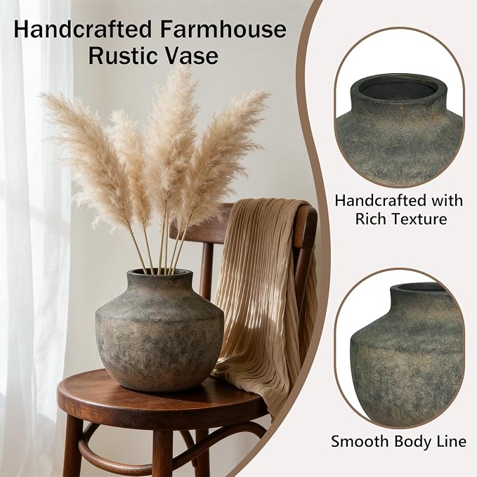 5.5 Inch Ceramic Vase, Small Decorative Vase - Image 4
