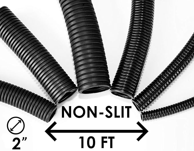 2" Wire Loom Non-Slit Polyethylene Corrugated Flexible Innerduct Conduit - Image 2