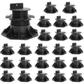 24Pack Adjustable Deck Support Pedestal, 2-3/8" to 5-1/2" Height | Deck by MCCKLE