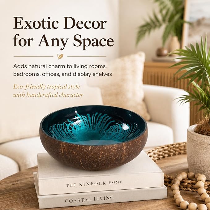 Natural Coconut Bowl Key Decorative - Image 5