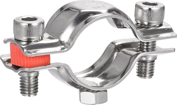 uxcell Wall Ceiling Mount Pipe Supports, 304 Stainless Steel Adjustable Pipe - Image 5