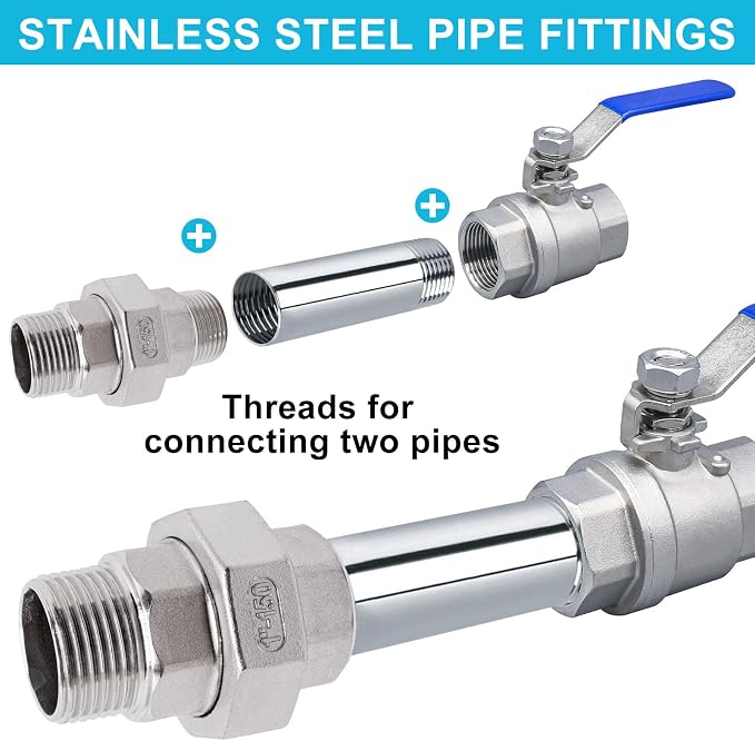 1PCS Cast Pipe Fittings Union - Image 6