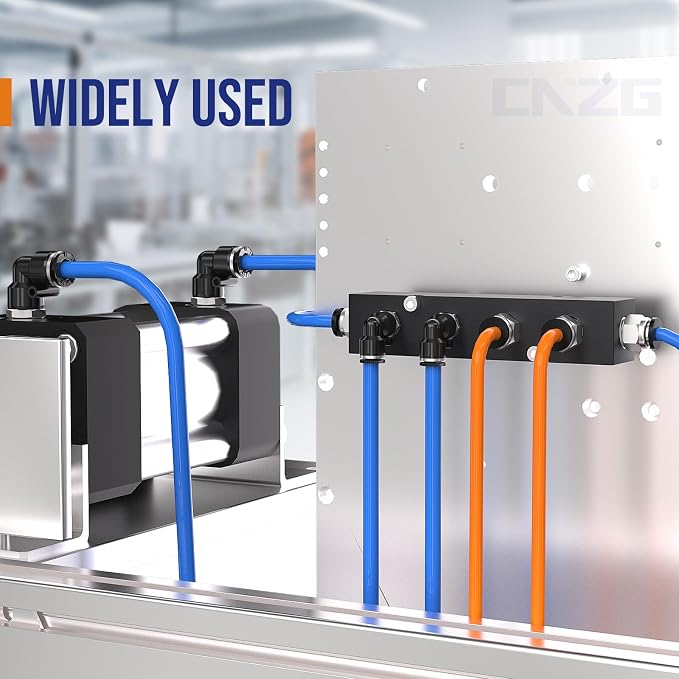 1/4 Push to Connect Fittings npt Thread to 1/2 Air Line quick | Pneumatic - Image 5