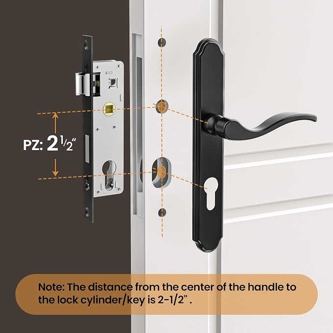 Storm Door Handle Accessory Set, 2-1/2" Handle PZ - Image 4