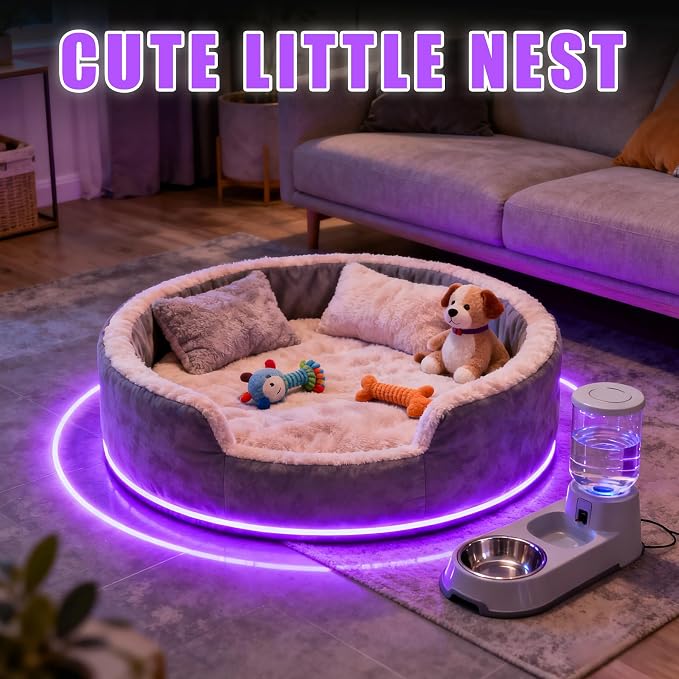RadiantFlux Purple Light Strip, 30Ft Flexible LED Purple Light - Image 2