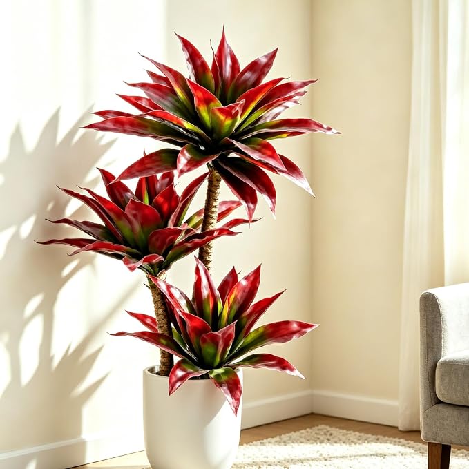 GTIDEA Artificial Tree 3.93Ft Faux Agave Plant by GTIDEA
