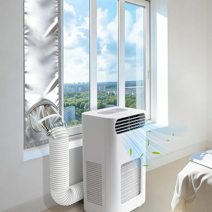 420D High Density Portable AC Window Seal Kit, Claw-Proof Pet Friendly Fabric - Image 7