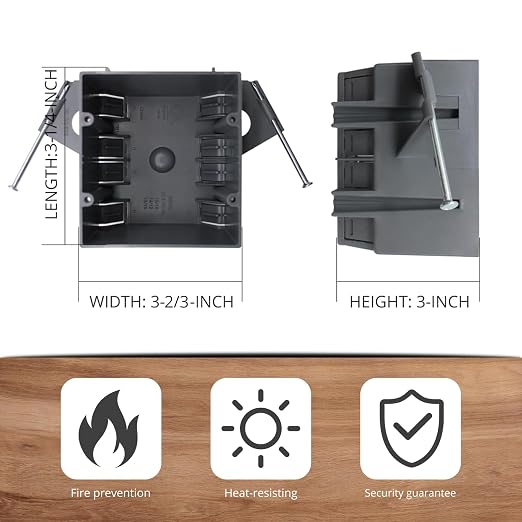 2 Gang PVC New Work Electrical Outlet Box - Image 3