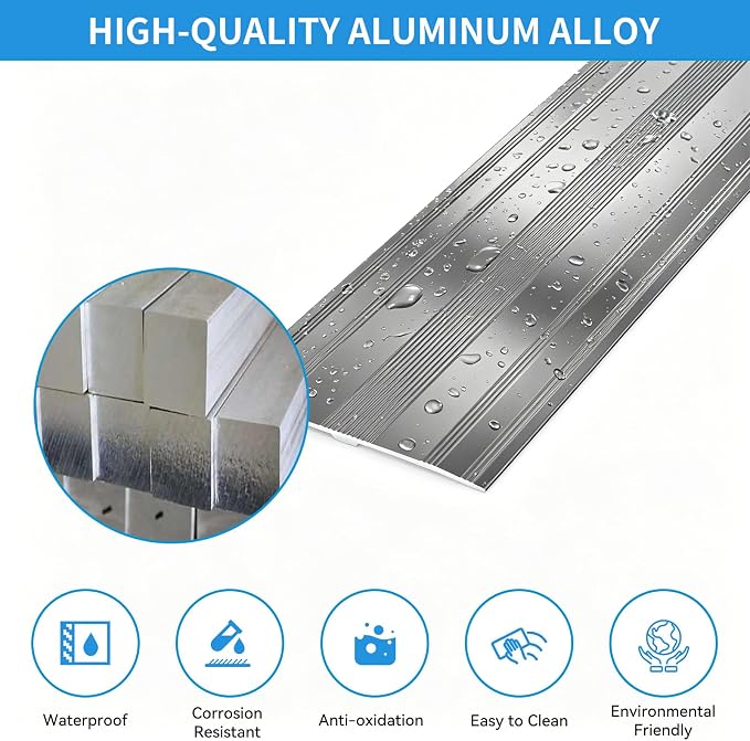 36''x2.4'' Floor Transition Strip, Aluminum Door Threshold - Image 3