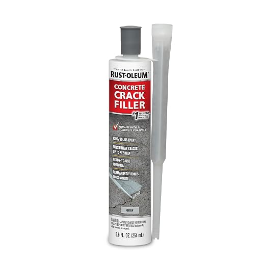 Rust-Oleum Gray Concrete Crack Filler | Concrete Repair Epoxy, Fills Cracks & by Rust-Oleum