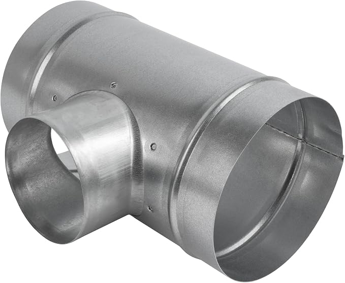 90° Degree Ø6 x 6 x 4 Inch T Shape Duct Splitter - Image 9