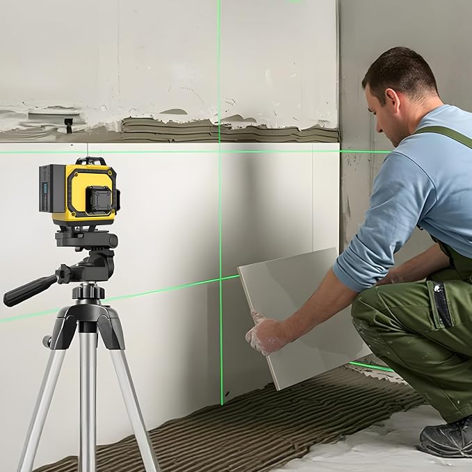 360 Laser Level with Tripod, Self Leveling Laser Leveler Tool, 4x360° Cross - Image 5