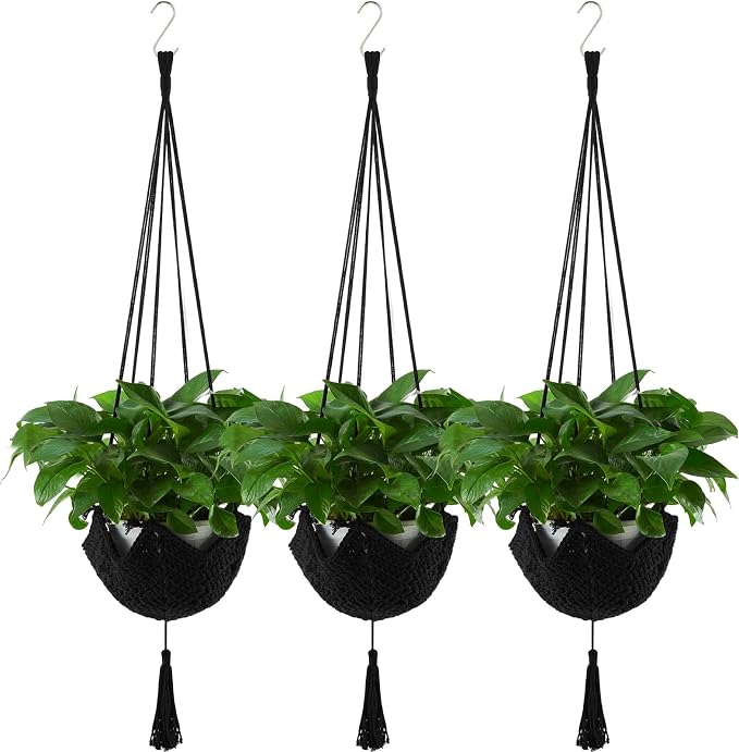 Shappy 3 Pack Boho Macrame Plant Hanger by Shappy