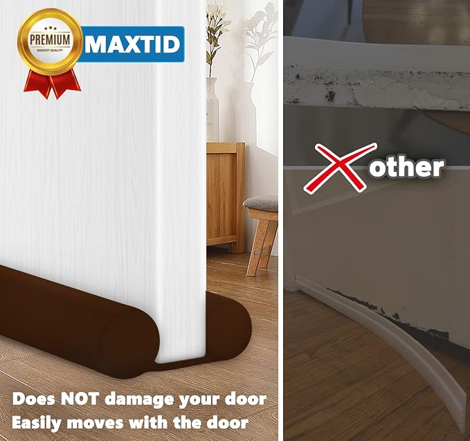 MAXTID Under The Door Draft Blocker, Weather Stripping Kit, 36 Inch | Draft - Image 8