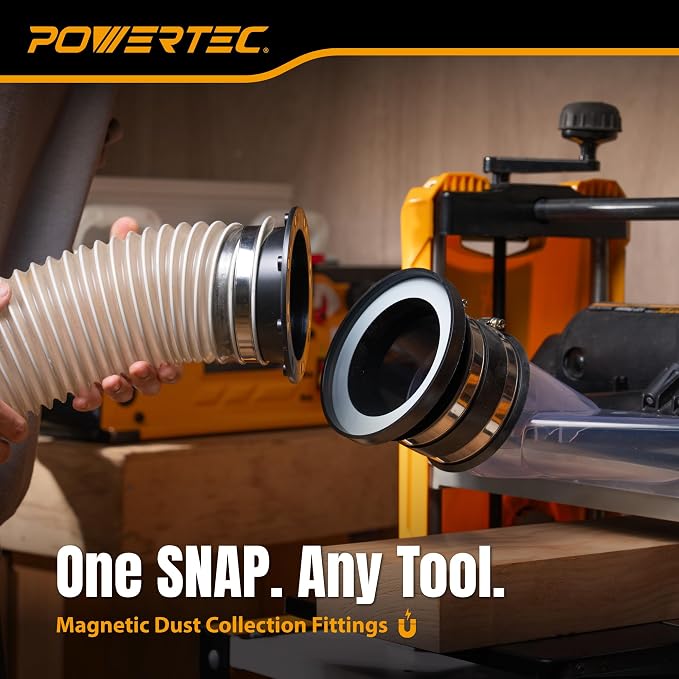 POWERTEC 70527 4" Steel Ring Port Receiver - Image 4