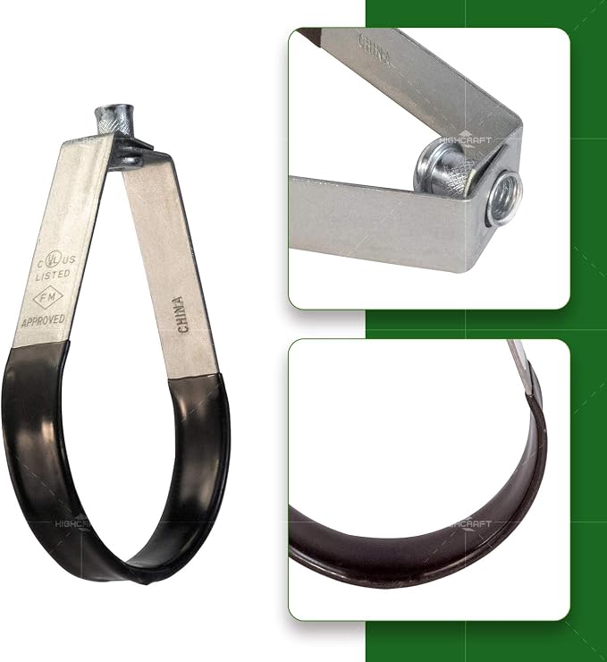 Highcraft ITS-Q112-10 Swivel Loop Hanger, Plastic Coated Steel, 1-1/2 in. - Image 2