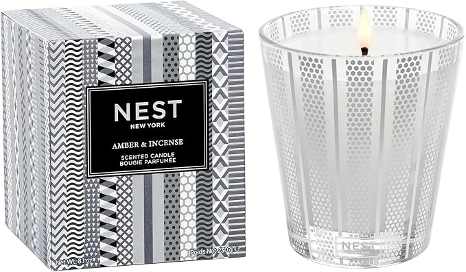 NEST New York Scented Classic Candle, Amber & Incense by Unknown