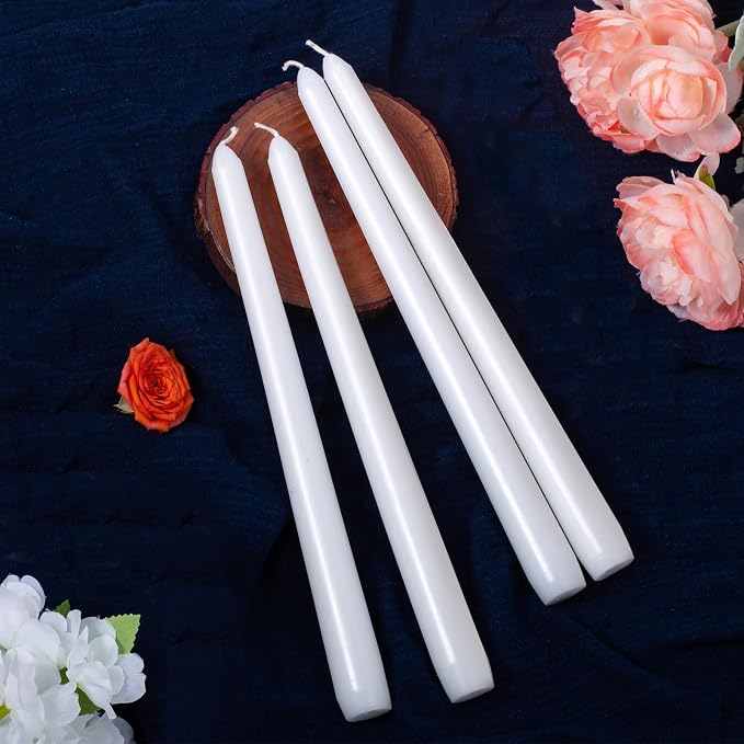 Everymoment White Taper Candles - Image 3