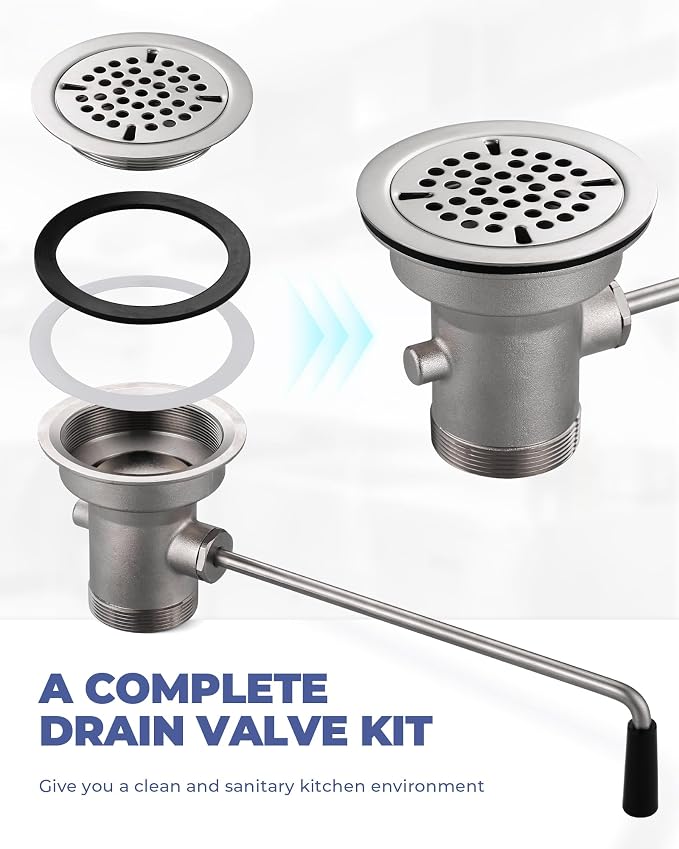 3-1/2 Inch Commercial Sink Drain - Image 4