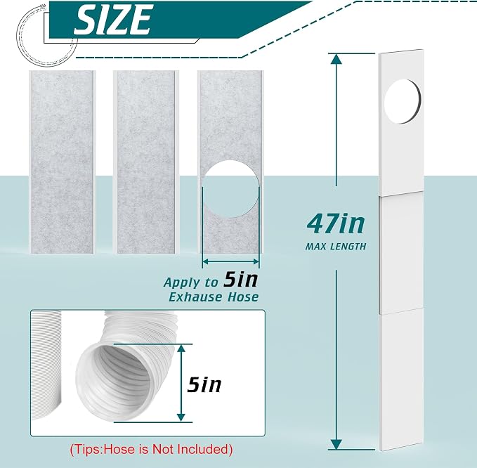 Daisypower Portable Air Conditioner Window Kit - Image 3