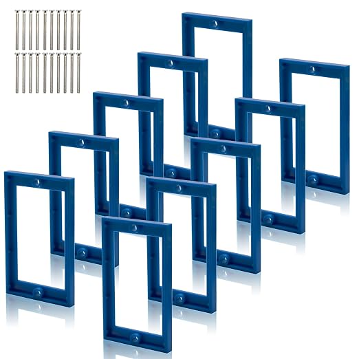 HXH Single Gang Receptacle Outlet Box Extender, 1/4 Inch, 10 Pack | by HUIXHAO