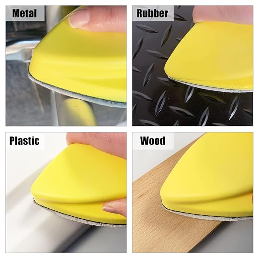 SPEEDWOX 3 Pack Hand Detail Sanding Blocks Mouse Hook and Loop Sanding Pad - Image 5