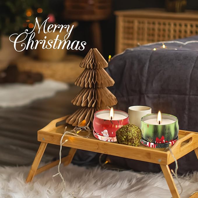YOROXRG 36 Pack Christmas Scented Candles Gift Set 2.5oz Strong Fragrance jar - Image 5