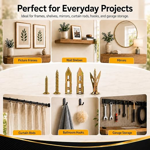 Jyphorixal 150Pcs Self Drilling Drywall Anchors - Image 5