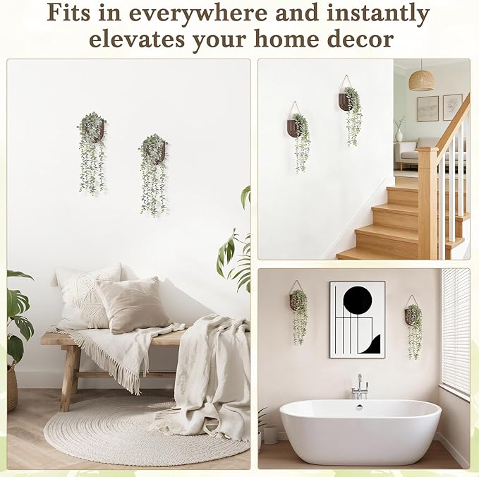 Dahey 2 Pack Wall Planter Vase - Image 5