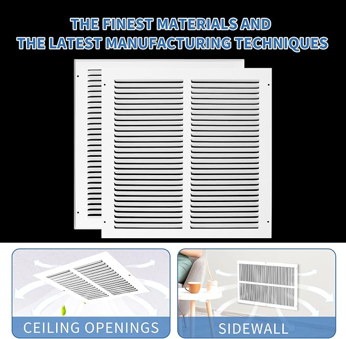 14x14 Vent Cover, Air Return Vent Cover, AC Vent Cover, Cold Air Return Vent - Image 6