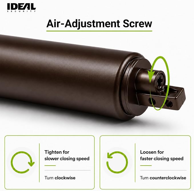 Ideal Security Heavy Duty Storm Door Closer - Image 3
