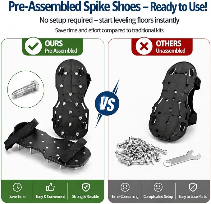 Self-Leveling Cement Tool Kit | Spiked Roller - Image 2