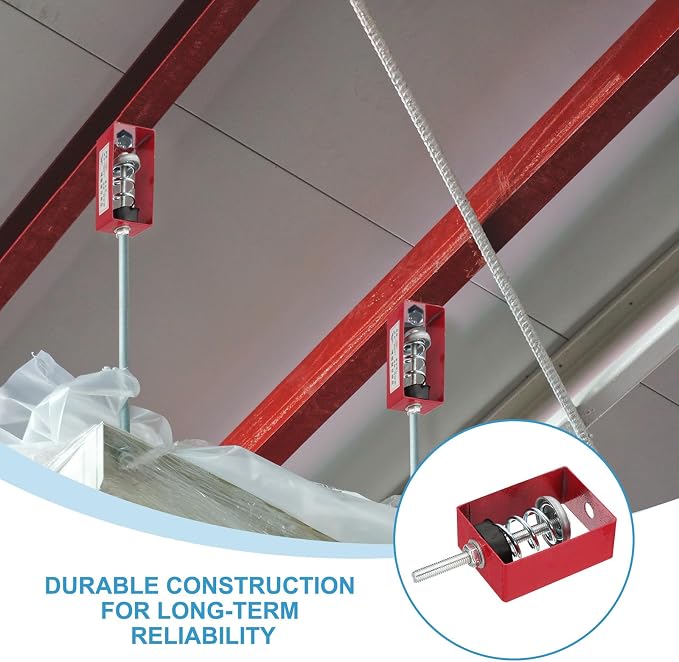 PATIKIL Ceiling Spring Vibration Isolator Hangers, 8 Pack 44lbs Mechanical - Image 4