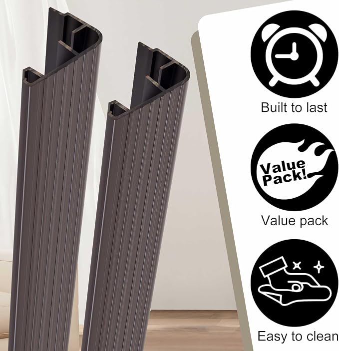 Pangda 2 Pcs 36 L Fixed Vinyl Sill Cap 1-5/32 Inches High Exterior Door - Image 3