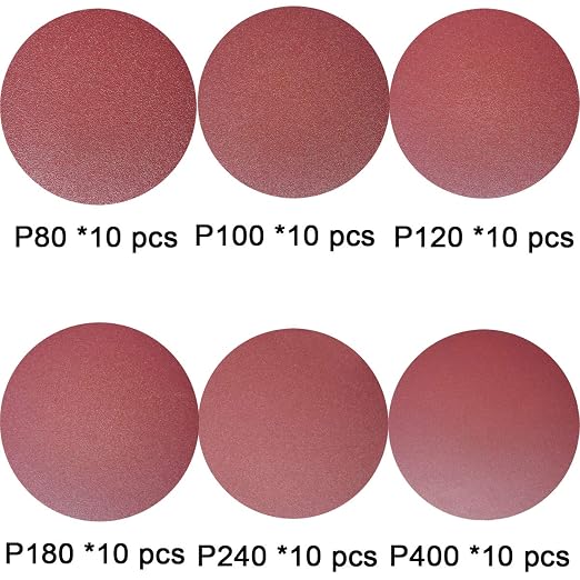 Premium 60 PCS 6" PSA Sanding Discs - Image 2